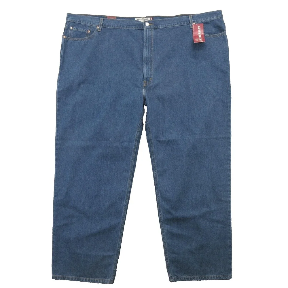 Vintage Levis 550 Jeans Mens 58x32 Relaxed Fit Big & Tall Denim Zip Fly NOS